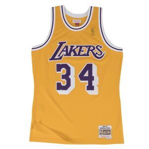 Los Angeles Lakers Shaquille O'Neal Mitchell N Ness NBA Swingman 1996-97 Jersey